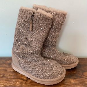 Silver Sequin Uggs (size 12 toddler)